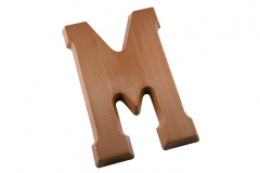 Chocolade letter (200 gram) - Melk, verkrijgbaar in de letters A t/m Z, verpakt in luxe doos.