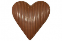 Chocolade hart massief - Melk