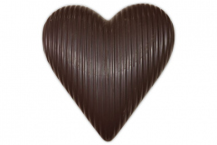 Chocolade hart massief - Puur